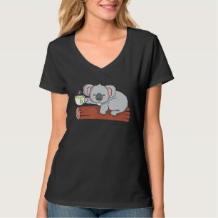 Niedlich Koala Green Tee Lover Funny Koala Bear Lo