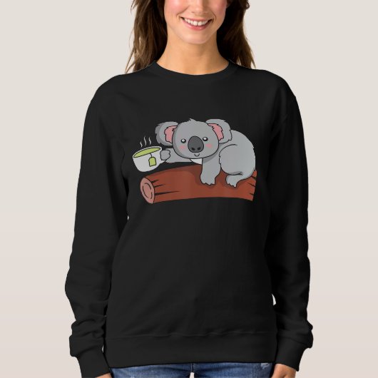 Niedlich Koala Green Tee Lover Funny Koala Bear Lo (Vorderseite)