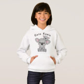 Niedlich Koala Hoodie (Vorne ganz)