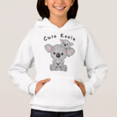 Niedlich Koala Hoodie (Vorderseite)