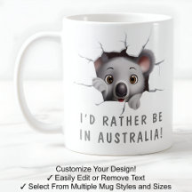 Niedlich Koala in einer Tasse! Neuheit für Koala L