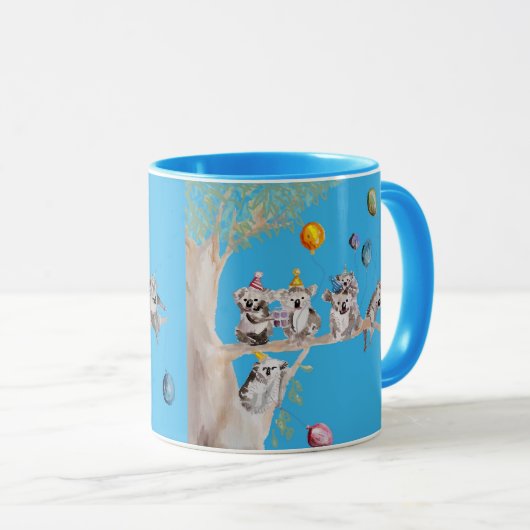 Niedlich Koala Koalas Whimsisches Tasse (VorderseiteRechts)