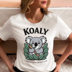 Niedlich Koala "Koaly" - Funny Animal Graphic T-Shirt