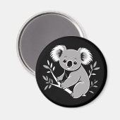 Niedlich Koala Magnet (Vorderseite/Rückseite)