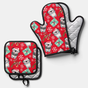 Niedlich Koala Ofenhandschuh & Topflappen-Set