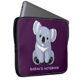 Niedlich Koala Personalisiert Laptopschutzhülle (Vorne Rechts)