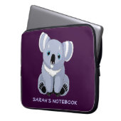 Niedlich Koala Personalisiert Laptopschutzhülle (Vorderseite Links)