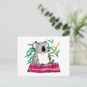 Niedlich Koala Postkarte (Stehend Vorderseite)