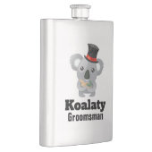 Niedlich Koala Pun Koalaty Trauzeuge Flachmann (Rechts)