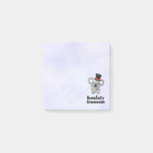 Niedlich Koala Pun Koalaty Trauzeuge Post-it Klebezettel