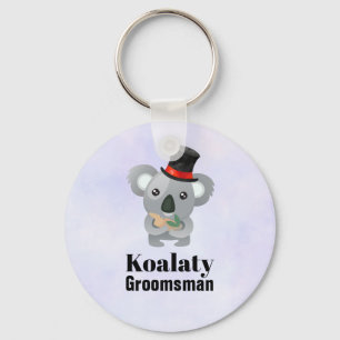 Niedlich Koala Pun Koalaty Trauzeuge Schlüsselanhänger