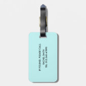 Niedlich Koala Reisende Personalisiert Kinder Gepä Gepäckanhänger (Rückseite vertikal)