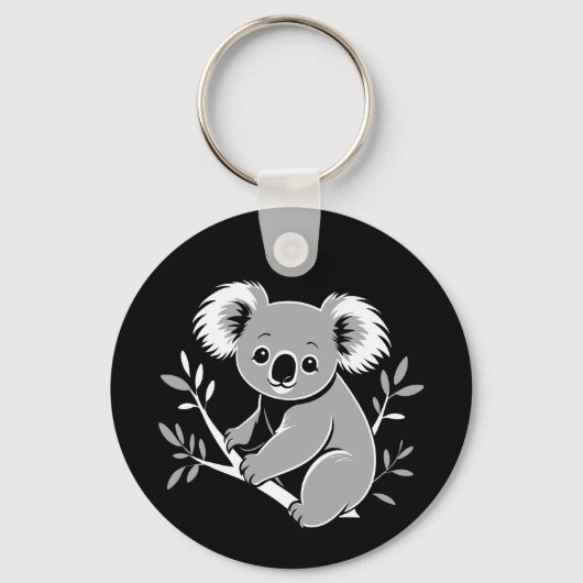 Niedlich Koala Schlüsselanhänger (Vorderseite)
