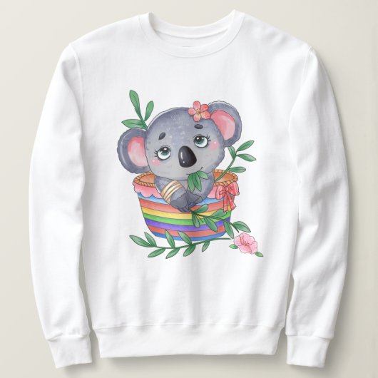 Niedlich Koala Sweatshirt (Design vorne)