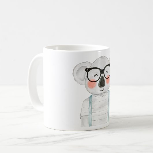 Niedlich Koala Wearing Glasses Kaffeetasse
