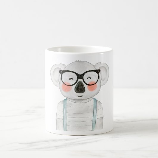 Niedlich Koala Wearing Glasses Kaffeetasse