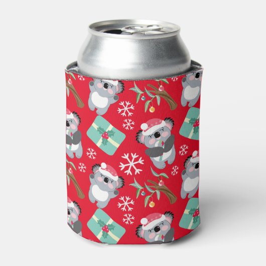 Niedlich Koala Weihnachten Dosenkühler (Kanne Vorderseite)