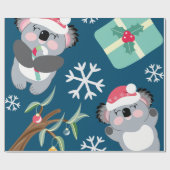 Niedlich Koala Weihnachten Geschenkpapier (Flach)