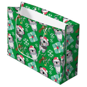 Niedlich Koala Weihnachten Große Geschenktüte