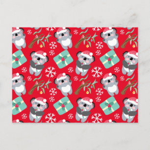 Niedlich Koala Weihnachten Postkarte