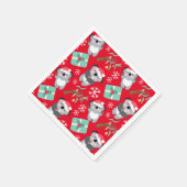 Niedlich Koala Weihnachten Serviette (Ecke)