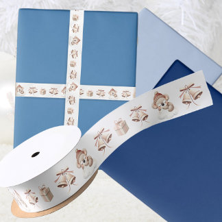 Niedlich Koala Winter Festivals Ribbon Satinband