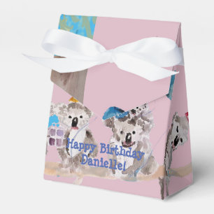 Niedlich Koalas Koalas Girls Geburtstagskuchen Geschenkschachtel