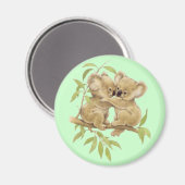 Niedlich Koalas Magnet (Vorderseite/Rückseite)