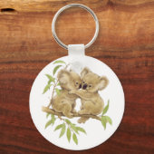 Niedlich Koalas Schlüsselanhänger (Vorderseite)