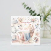 Niedlich kommende Ankündigung Einladung (Stehend Vorderseite)