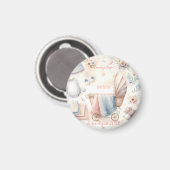 Niedlich kommende Ankündigung Einladung Magnet (Vorderseite/Rückseite)