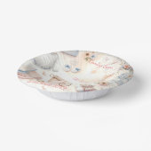 Niedlich kommende Ankündigung Einladung Pappteller (Gewinkelt)