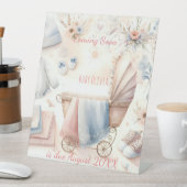 Niedlich kommende Ankündigung Einladung Sockelschild (In Situ)