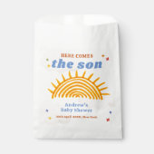 Niedlich kommt hier die Sonnenschirm-Babydusche Geschenktütchen (Vorderseite)