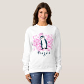 Niedlich konfuse Pinguin Sweatshirt (Vorne ganz)