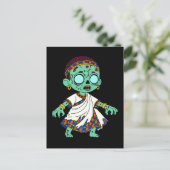 Niedlich kongolesische Zombie Postkarte (Stehend Vorderseite)