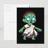 Niedlich kongolesische Zombie Postkarte (Vorne/Hinten)