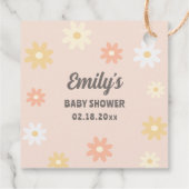 Niedlich können wir frühzeitig auf die Kinderdusch Geschenkanhänger (Rückseite)