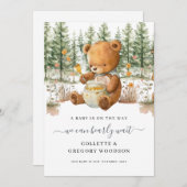 Niedlich können wir frühzeitig auf die Schwangersc Ankündigung (Vorne/Hinten)