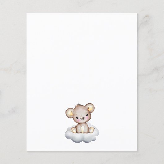 Niedlich können wir frühzeitig warten Gelb-Ballon- (Rückseite)