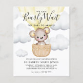 Niedlich können wir frühzeitig warten Gelb-Ballon- (Vorderseite)