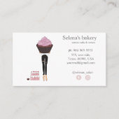 niedlich, Kuchen, Bäckerei Visitenkarte (Vorderseite)