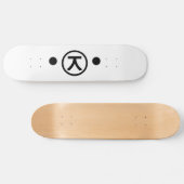 Niedlich Kuma Bear Kaomoji Japanisches Emoticon Skateboard (Horizontal)