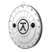 Niedlich Kuma Bear Kaomoji japanisches Emoticon Te Dartscheibe (Vorderseite rechts)