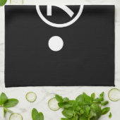 Niedlich Kuma Bear Kaomoji japanisches Emoticon Te Geschirrtuch (Gefaltet)