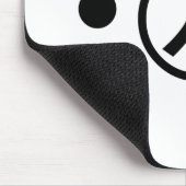 Niedlich Kuma Bear Kaomoji japanisches Emoticon Te Mousepad (Ecke)