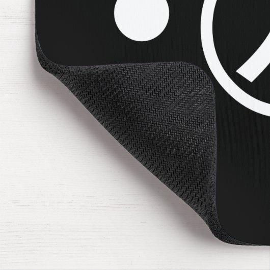 Niedlich Kuma Bear Kaomoji japanisches Emoticon Te Mousepad (Ecke)