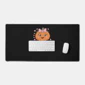 Niedlich Kümmern Für die Niedlichen Kürbiskins Kra Schreibtischunterlage (Tastatur & Maus)