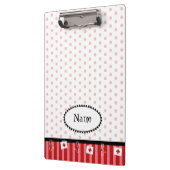 Niedlich, kundengerecht, rot, medizinisch klemmbrett (Links)