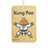 Niedlich Kung Poo Karate Autolufterfrischer (Vorderseite)